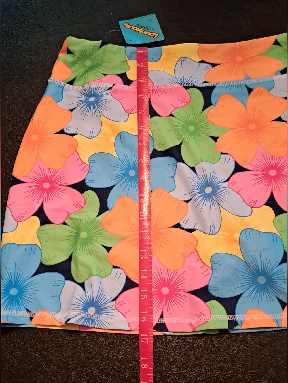 Loudmouth Floral Golf Skort in Neon Pink, Orange, Blue & Green